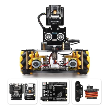 Автомобильный комплект TSCINBUNY Smart Robot с камерой ESP32 для Электронного обучения программированию на Arduino и развития навыков Полные Учебные наборы