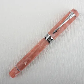 Авторучка Jinhao Centennial 100 Cherry Blossom с зажимом для стрелки M Наконечник 0,7 мм, Полимерная чернильная ручка, Подарочная ручка для делового Офиса