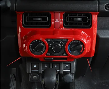 Аксессуары для интерьера Suzuki Jimny Manu Auto Панель Управления Кондиционером Автомобиля Украшает Крышку Suzuki Jimny 2019 +