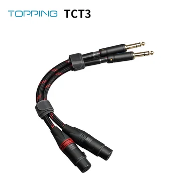 Аудиокабель TCT3 Hi-FI Большой трехжильный 6,35-дюймовый XLR-кабель для балансировки женской головки