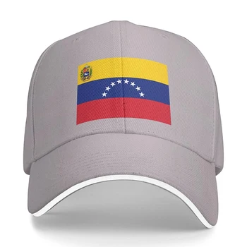 Бейсболка Унисекс с Флагом Венесуэлы Подходит для Мужчин И Женщин, Регулируемая шляпа для Папы, кепка для Сэндвича