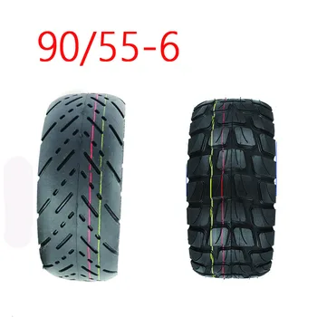 Бескамерная шина TUOVT 90/55-6, утолщенная шина для бездорожья, вакуумная шина для электрических скутеров, аксессуары