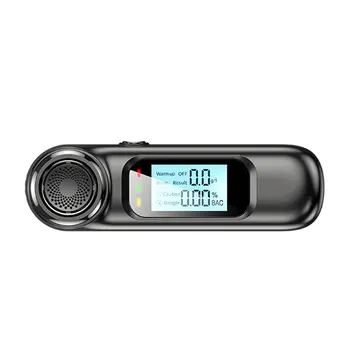 Бесконтактный алкотестер USB, перезаряжаемый тестер дыхания Со светодиодным цифровым дисплеем, портативный детектор для личного коммерческого использования