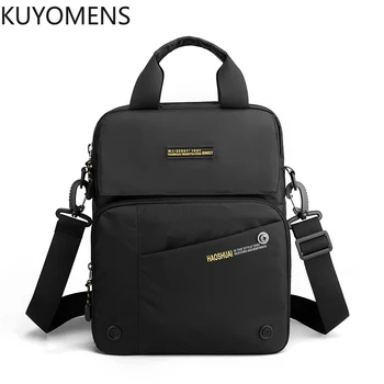 Большая мужская сумка через плечо, высококачественная сумка для ноутбука для мальчиков, iPad, Мужская сумка-мессенджер, нейлоновая сумка-тоут, мужские деловые сумки