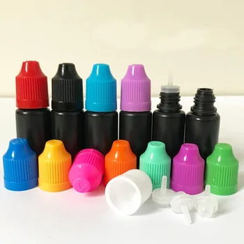 Бутылки-капельницы Blcak LDPE ejuice 10 мл пластиковая пустая бутылка для жидкости E-Juice с защитой от детей 500 шт.