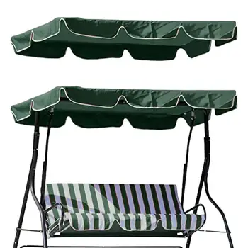 Водонепроницаемая замена верхней крышки качелей для патио, Кресло-качели, солнцезащитный чехол для садовой мебели, сиденье для качелей на крыльце