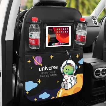Горячая продажа защитная накладка для спинки детского сиденья, подставка для ног, кронштейн для планшета с сенсорным экраном, сумка для хранения на заднем сиденье автомобиля
