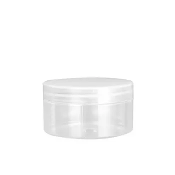 Диаметр 92 мм 200 мл Косметический Контейнер Пластиковая Банка для Крема для макияжа из ПЭТ с Завинчивающейся крышкой Прозрачная Упаковочная Коробка Для Маски для лица