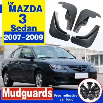 Для 2007 2008 2009 Mazda 3 i Седан После подтяжки лица Брызговики Брызговики Крыло Переднее заднее Литые автомобильные брызговики