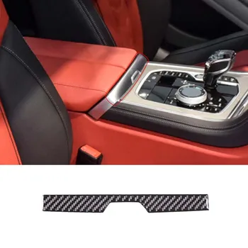 Для 2019-2022 BMW 8 серии G14 G15 G16 наклейка на переключатель коробки центрального управления автомобиля из мягкого углеродного волокна, аксессуары для интерьера автомобиля