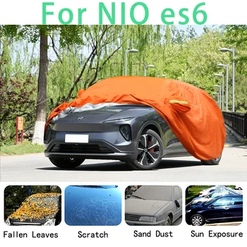 Для NIO es6 Водонепроницаемые автомобильные чехлы супер защита от солнца пыль Дождь предотвращение града авто защита