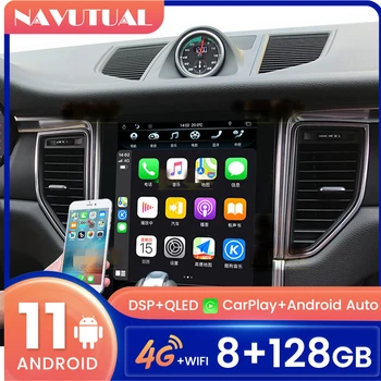 Для Porsche Macan 2011 2012-2017 Android 11 Автомобильный радио стерео мультимедийный плеер GPS навигация DVD головное устройство Carplay DSP 10,4 