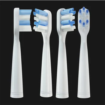 Для Saky G22 10 шт./компл. Сменная Звуковая Электрическая зубная щетка Чистые насадки для чистки Зубов DuPont Smart Brush Head Сопло