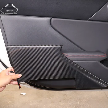 Для Subaru BRZ 2022 Настоящий Карбоновый автомобильный Стайлинг Внутренняя отделка двери, панель, декоративная наклейка, Аксессуары для модификации