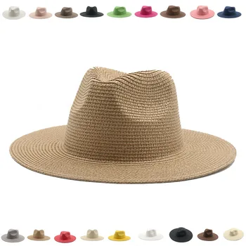Женская шляпа, Шляпы для Женщин, Летние соломенные шляпы От Солнца, Мужские кепки, Солнцезащитные Пляжные Летние Женские Мужские Панамы, соломенная шляпа Gorras Hombre
