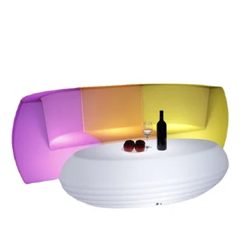 журнальный столик со светодиодной подсветкой, барный столик ktv club, креативная яркая форма, торговый центр, красота, индивидуальность, комбинированная мебель 아일랜드 식탁의자