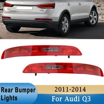 Задний Бампер Задний Фонарь Указатель Поворота Стоп-сигнал с 4 лампочками для Audi Q3 2011-2015 Европейской Версии Задний Отражатель Сигнальной Лампы