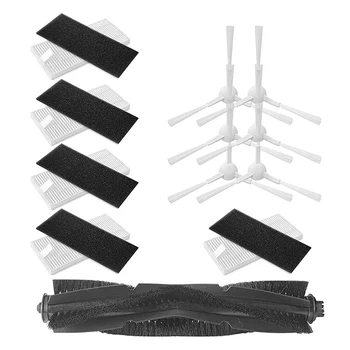 Запасные части Роликовая щетка Боковые щетки Фильтры HEPA, совместимые с аксессуарами для робота-пылесоса Neabot Q11