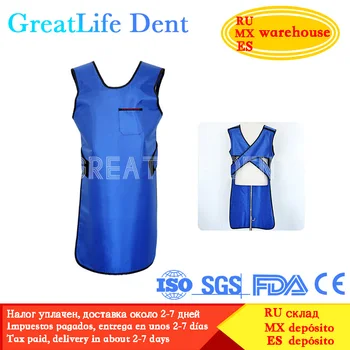 Защитная одежда от рентгеновского излучения GreatLife Dent 0,35mmpb, защищенная от радиации, Свинцовая одежда для рентгеновской защиты, Защитная свинцовая одежда