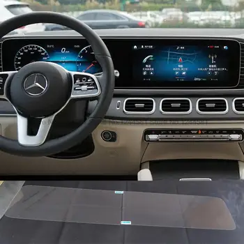 Защитная пленка из закаленного стекла для Mercedes Benz GLE 450e GLE63 2024 12,3-дюймовый автомобильный информационно-развлекательный прибор GPS навигации пленка