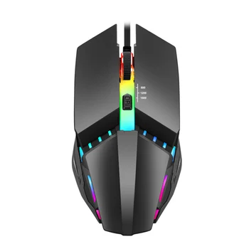 Игровая мышь RGB light для компьютера, высокочувствительная легкая проводная мышь Gamer для ПК, ноутбука