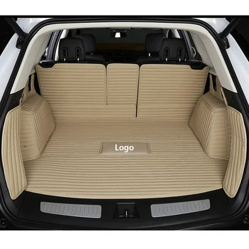 Изготовленный на заказ кожаный коврик в багажник автомобиля YUCKJU с полной оберткой для защиты крышки багажника Besturn B30 X40 X80 Auto All Wrap