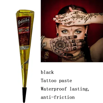 Индийская Татуировка, тату-паста Хной, Конусная краска для тела, Временная татуировка Для Татуировки, наклейка для боди-арта, наклейка для татуировки Mehndi Body Paint