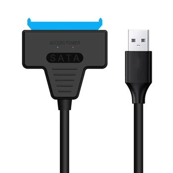 Кабели для компьютерного оборудования, кабель-адаптер USB 3.0 2.0 на SATA Для подключения жесткого диска HDD, твердотельного накопителя 2.5 SSD к компьютеру