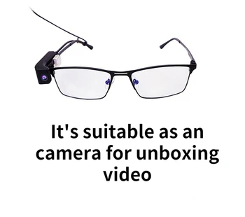 Камера для ношения на теле, мини-камера на очках, подходит в качестве камеры для распаковки видео, мини-камера для телефона, интерфейс USB
