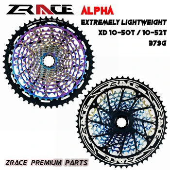 Кассета ZRACE ALPHA EX 12s XD с 12 скоростями свободного хода для горного велосипеда 10-50 T 10-52 T - Rainbow, совместимая с XD freehub, XX1 X01 GX Eagle