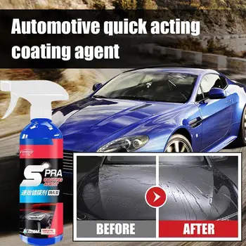 Керамическое покрытие для автомобиля с защитой от царапин, Ремонт автомобильной краски, Суперкраска, гидрофобное покрытие стекла, Жидкий герметик, Комплект A4k2