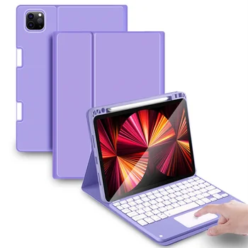 Клавиатура для iPad 9.7 5-го 6-го поколения Чехол-клавиатура для iPad 10.2 Pro 9.7 10.5 11 Air 1 2 3 4 Крышка клавиатуры с сенсорной панелью