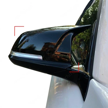 Крышка Зеркала заднего вида Боковое Крыло Чехол Для Зеркала заднего вида Глянцевый Черный Для BMW серии 1 2 3 4 F20 F21 F22 F30 F32 F36 X1 F87 M3