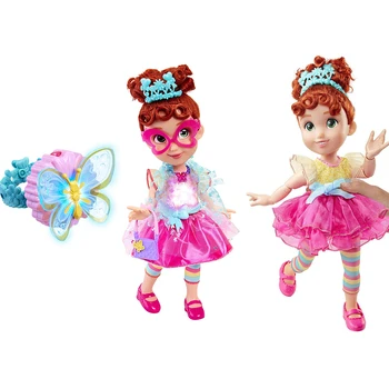 Кукла Принцессы Дисней Фэнси, звуковые и световые интерактивные игрушки, Модная салонная кукла с аксессуарами, игрушки для наряжания девочек