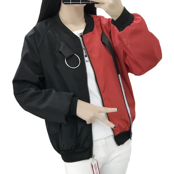 Куртки-бомберы Женская новая базовая куртка модная ветровка верхняя одежда женское бейсбольное пальто