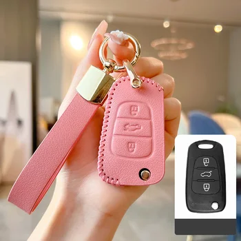 Леди Использует Розовый Чехол для ключей от автомобиля Kia Sportage Rio 3 Soul Optima Ceed Pro K5 K2 Pride для Hyundai I20 I30 Ix20 Ix35 Elantra A