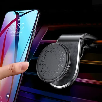 Магнитный автомобильный держатель для телефона, универсальное вентиляционное отверстие, крепления для автомобильных телефонов, Поддержка мобильного телефона GPS для iPhone Samsung, поворотный кронштейн