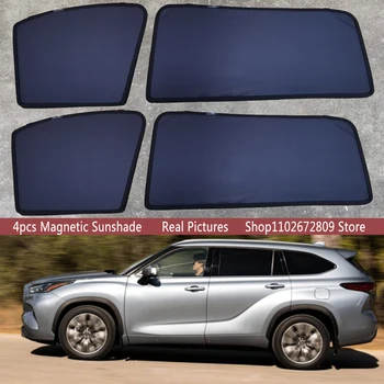 Магнитный автомобильный солнцезащитный козырек, рамка для лобового стекла, солнцезащитные козырьки для Toyota Highlander Kluger XU70 2020 - 2024 Аксессуары