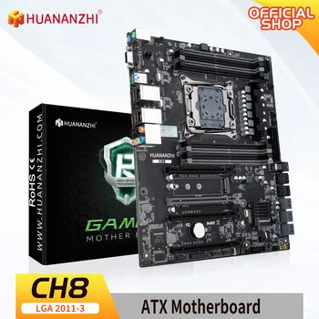 Материнская плата HUANANZHI X99 CH8 LGA 2011-3 XEON X99 поддерживает Intel E5 2640 2666 2670 2678 2696 V3 V4 DDR4 RECC NON-ECC память NVME