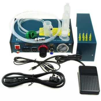 Машина для дозирования клея, Полуавтоматическое дозирование жидкости 983A 220V, Автоматический дозатор клея, Система дозирования 983A