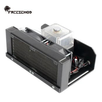 Модуль водяного охлаждения FREEZEMOD 160 радиатор с двумя вентиляторами для ноутбука, медицинского небольшого лазера, индустрии косметических инструментов