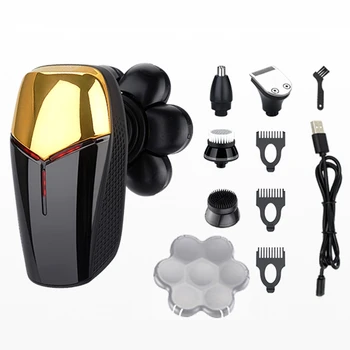 Мужская автономная электробритва для бритья, Триммер для волос в носу, мужской многофункциональный USB-перезаряжаемый триммер