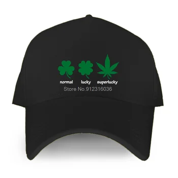Мужская Забавная бейсбольная кепка Normal Lucky Superlucky Smoke Weed, Модные Регулируемые Кепки для отдыха, Шляпа Унисекс, Теннисные шляпы