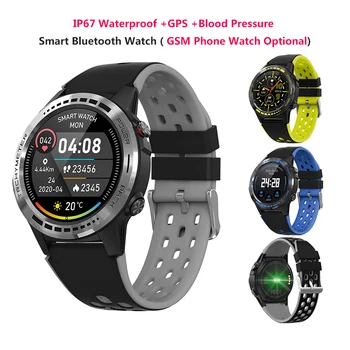 Мужские смарт-часы M7 с GPS, умные часы IP67, Компас, Барометр, высота, кровяное давление, Спорт на открытом воздухе, Bluetooth, умные часы для леди