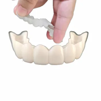 Мягкий Силиконовый Гель Для зубов Верхняя Нижняя Часть Полости рта Накладные Зубы Покрывают Виниры Для Улыбки Зубные Протезы Брекеты Стоматологическое оборудование Отбеливающие формы