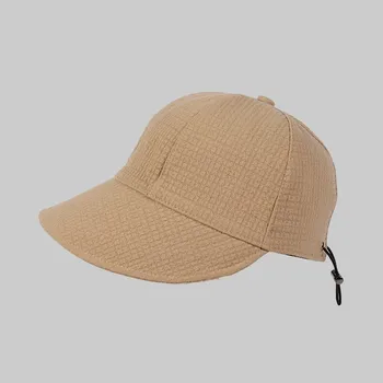 Новая женская шляпа Four seasons wear, однотонная бейсболка, хлопковая шапочка для регулировки обхвата головы, солнцезащитный козырек для занятий спортом на открытом воздухе