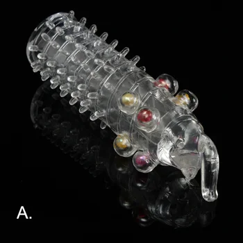 НОВАЯ Эротическая новинка Pearl Pleasure Sleeve Многоразовые презервативы G-spot, стимулятор клитора, рукава для пениса, секс-игрушки для мужчин