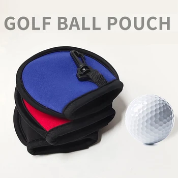 Новое поступление, Портативный Неопреновый чехол для мячей для гольфа, Защитная сумка, аксессуары для гольфа, Держатель для тройников, можно повесить Портативный