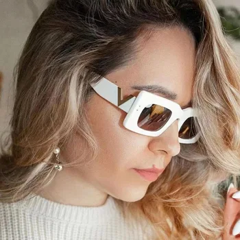 Новые Модные Брендовые дизайнерские Ретро Квадратные солнцезащитные очки Для женщин, мужчин, Маленькая оправа, Женские солнцезащитные очки для вождения, очки Shdes UV400