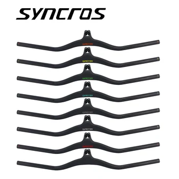 Новый Syncros FRASER IC SL -8/-17/-25 Руль для горного велосипеда из углеродного волокна со встроенной горной перекладиной со стержнем 70-110 мм *660-740 мм